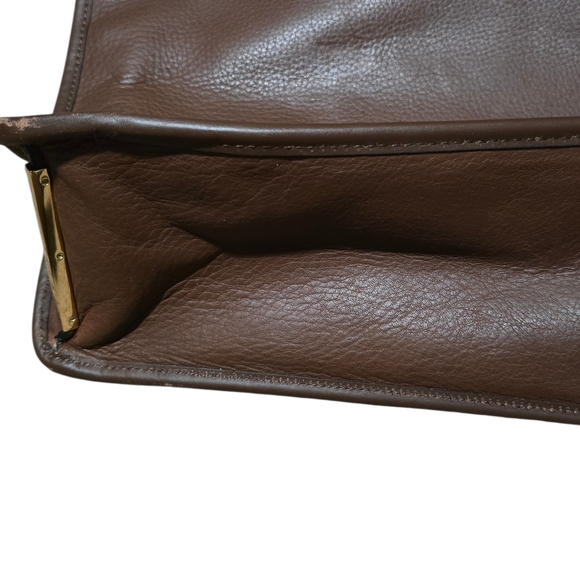Louise et Cie Brown Leather Shoulder Bag - Picture 10 of 13